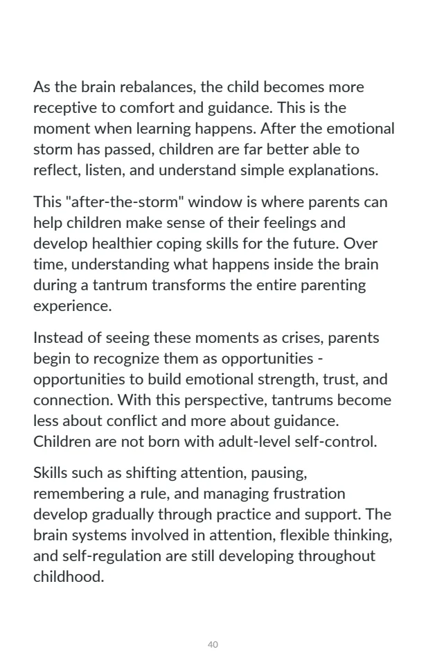 Page 40: what to avoid so the situation doesn’t get worse